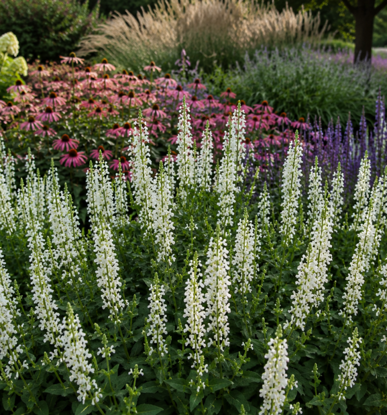 Szałwia Salute White Salvia nemorosa